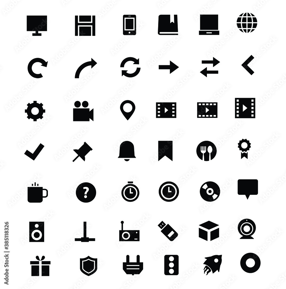 set of icons for web set of icons for web
