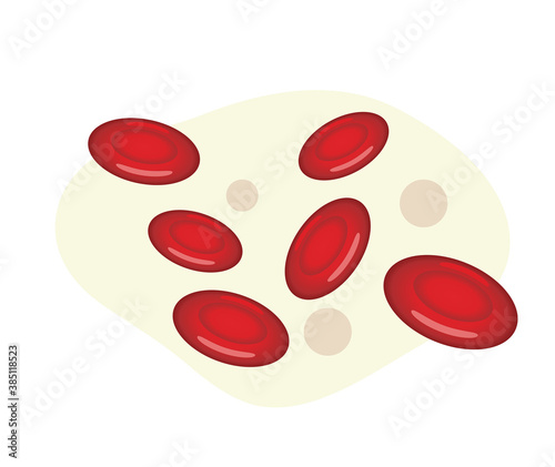 Red Blood Cell Icon stock illustration