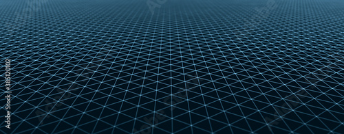 Abstract digital background. Big data code matrix. 3d rendering.