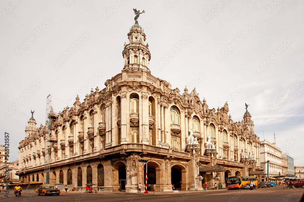  Galician Palace on Prado Street in central Havana Cuba