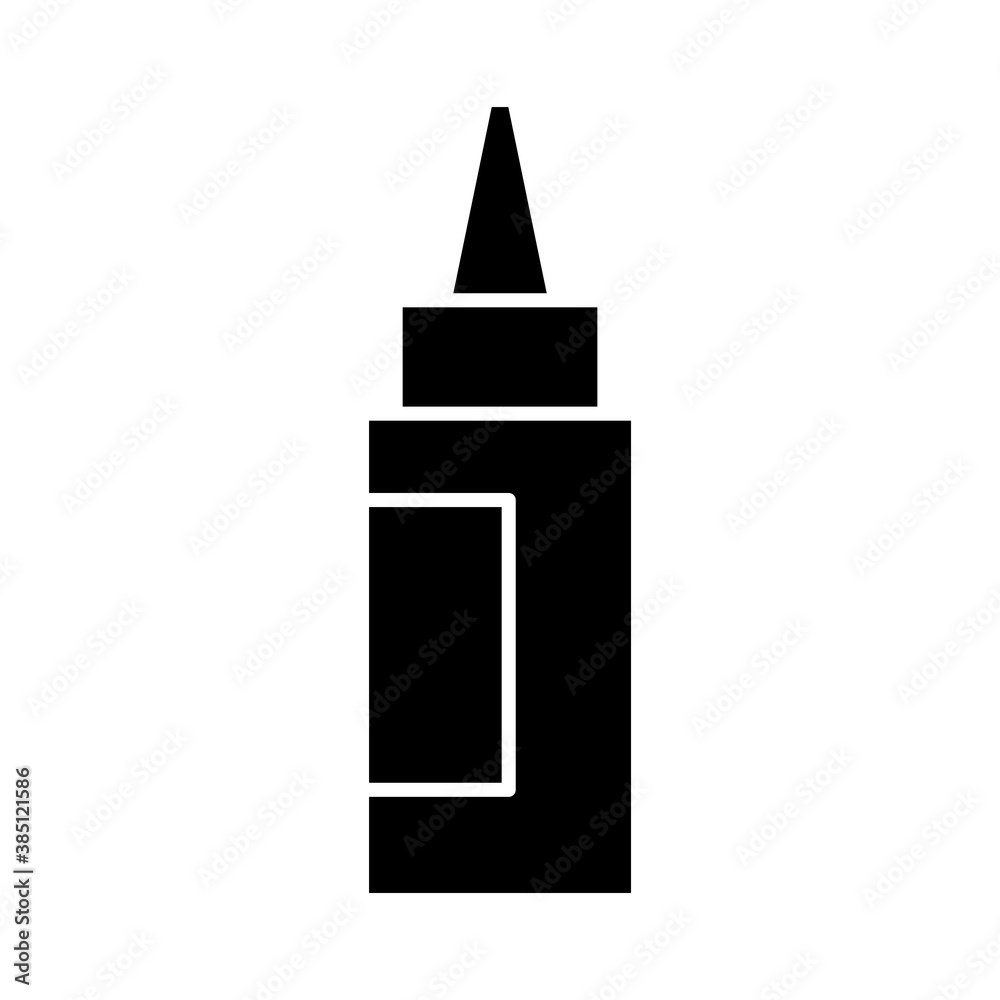 dropper silhouette style icon design of Medical care health and emergency theme Vector illustration dropper silhouette style icon design of Medical care health and emergency theme Vector illustration