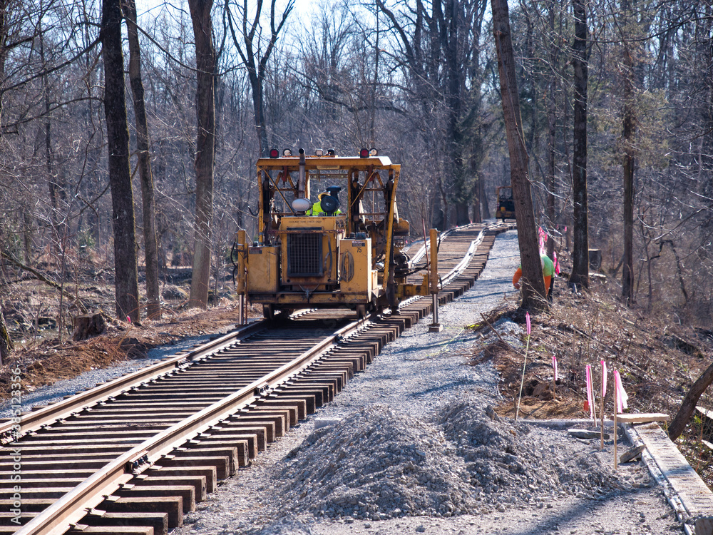 Restoring an Old Railroad Train Track Restoring an Old Railroad Train Track