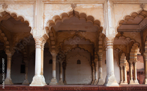 Diwan-i-Am, Hall of Public Audience in Red Fort of Agra, India