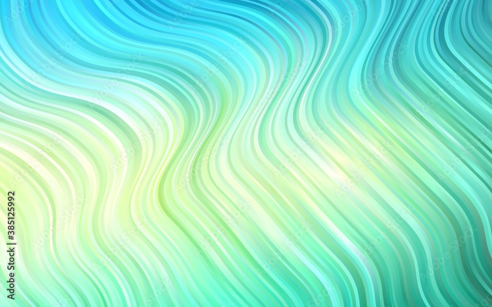 Light Green, Yellow vector pattern with lines, ovals. Light Green, Yellow vector pattern with lines, ovals.