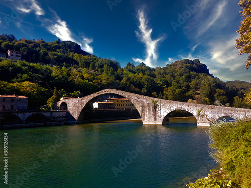 Brücke in der Toskana