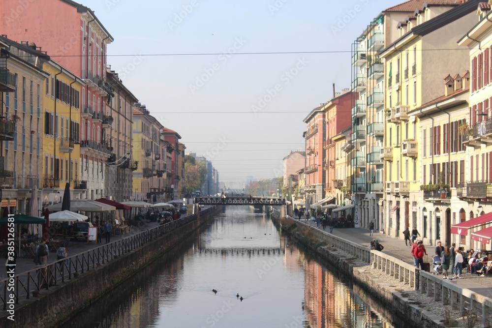Mailand Navigli Kanal