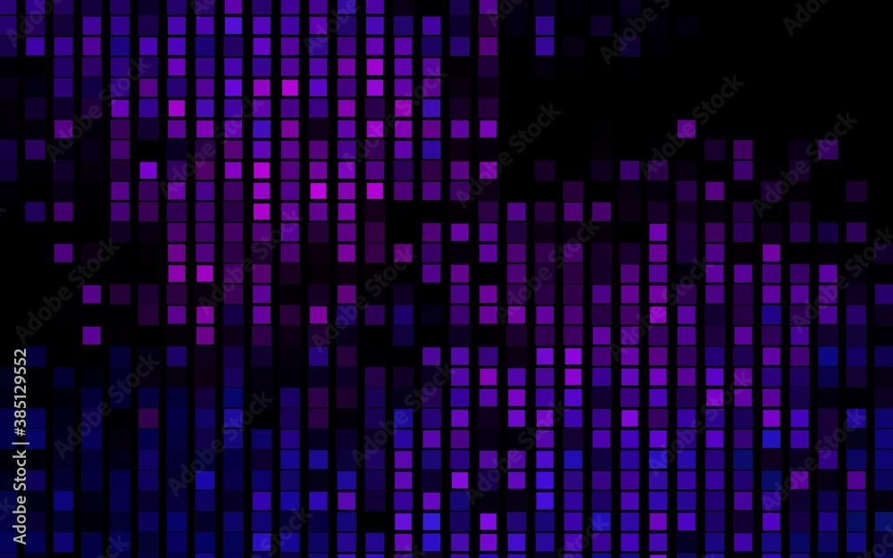 Dark Pink, Blue vector backdrop with rectangles, squares.