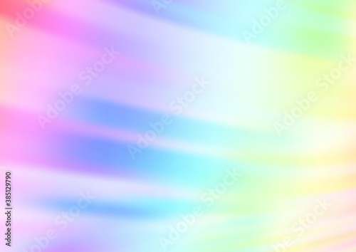 Light Multicolor  Rainbow vector abstract template.