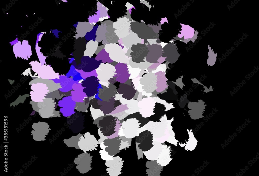 Dark Purple vector texture with abstract forms. Dark Purple vector texture with abstract forms.