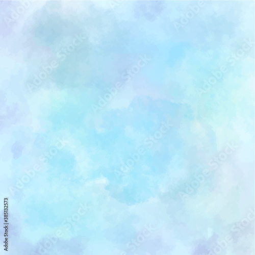 blue abstract watercolor background © MD