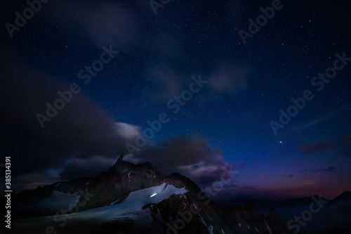 Fototapeta Naklejka Na Ścianę i Meble -  Stars above the alps