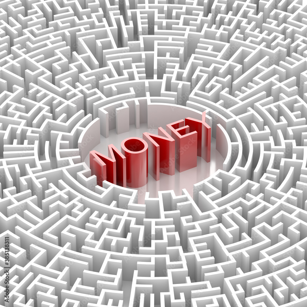 Conceptual maze, challenge and risk metaphor; original 3d rendering Conceptual maze, challenge and risk metaphor; original 3d rendering