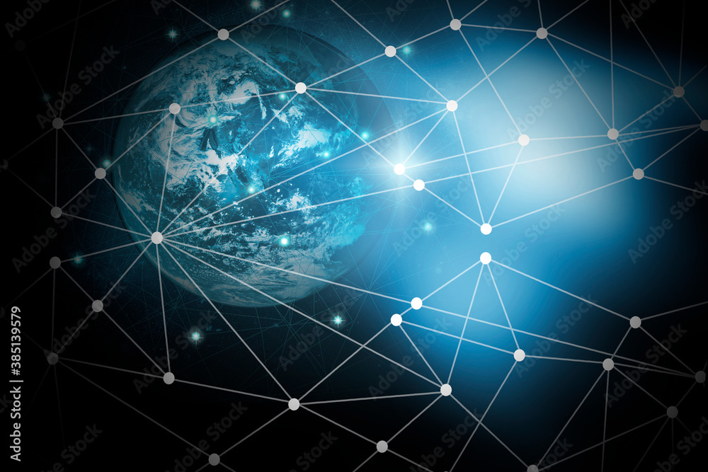 Double exposure business network connection and global economy and money trading graph background. Trend of future digital business economy. elements of this Images furnished by NASA. Double exposure business network connection and global economy and money trading graph background. Trend of future digital business economy. elements of this Images furnished by NASA.