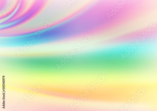 Light Multicolor, Rainbow vector abstract blurred template.