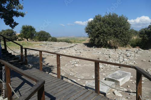 Ruins of the several ancient cities photo