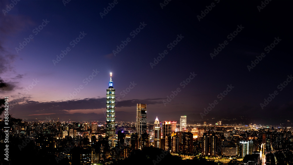 Obraz premium Taiwan city skyline