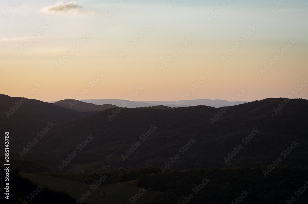 Por do Sol - Morro do Cal - Campo Largo, Paraná.