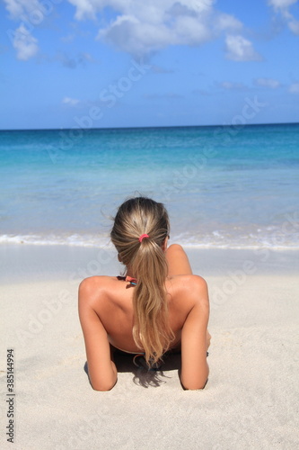 girl on the beach