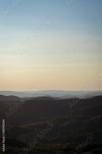 Por do Sol - Morro do Cal - Campo Largo  Paran  .