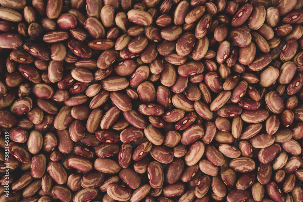 Naklejka premium Pinto beans macro close up