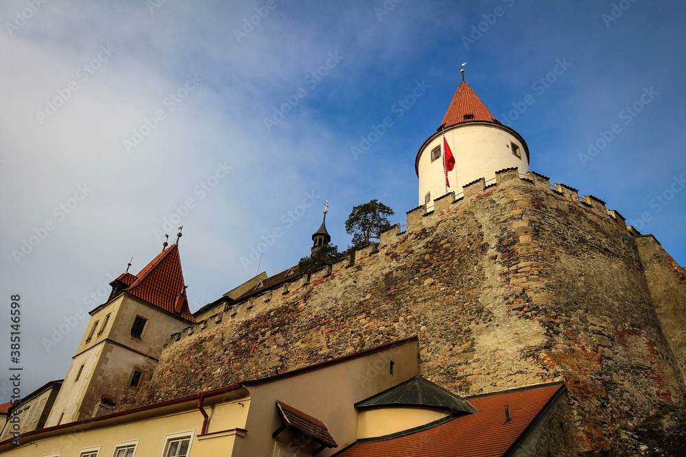 Konopiste Castle view by autumn, Czech Republic