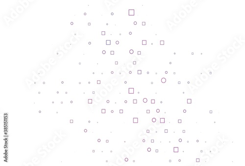 Light Purple, Pink vector cover with circles, cubes.