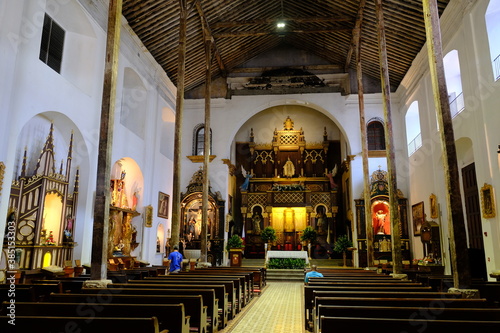 Panama City - Catholic church of La Merced interior - Iglesia de La Merced in Casco Antiguo photo