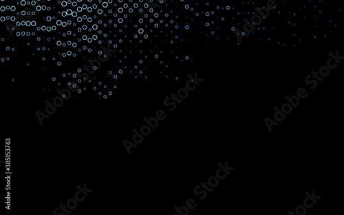 Dark BLUE vector layout with circle shapes.