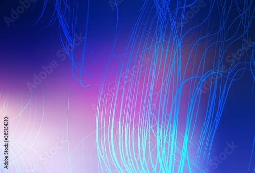 Dark Pink, Blue vector colorful abstract background.