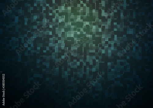 Dark Blue, Green vector cover in polygonal style. © Dmitry