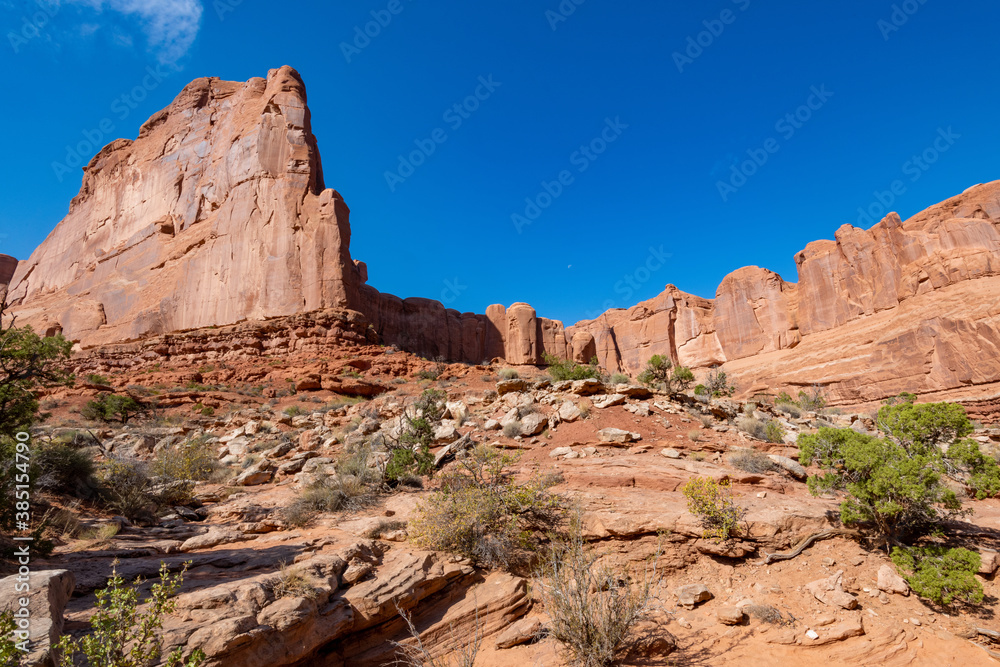 Arches National Park in October sunshine Arches National Park in October sunshine