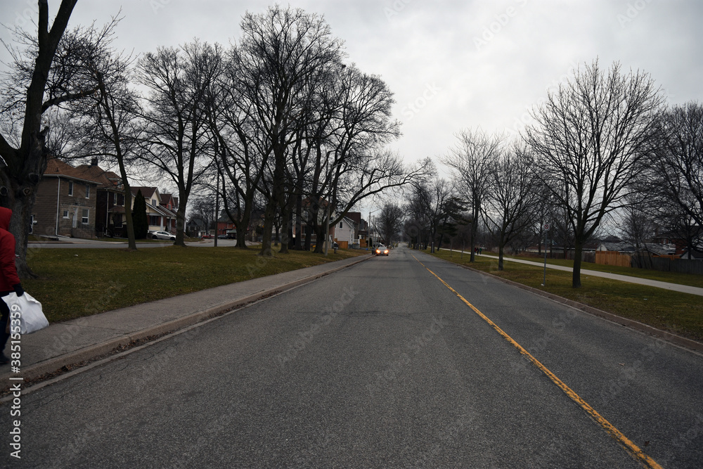 Fototapeta premium sunset on the road