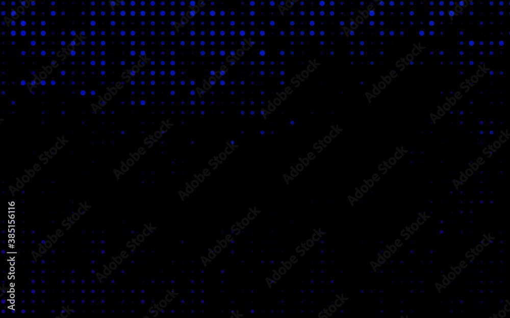 Dark Black vector layout with circle shapes. Dark Black vector layout with circle shapes.