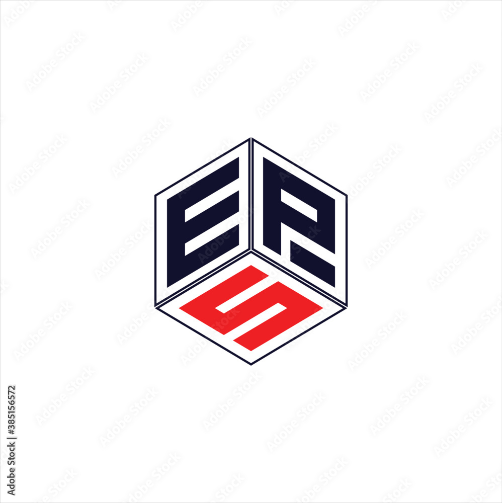 Modern Initial Letter E P and S with Box Vector Logo Design Inspiration ...