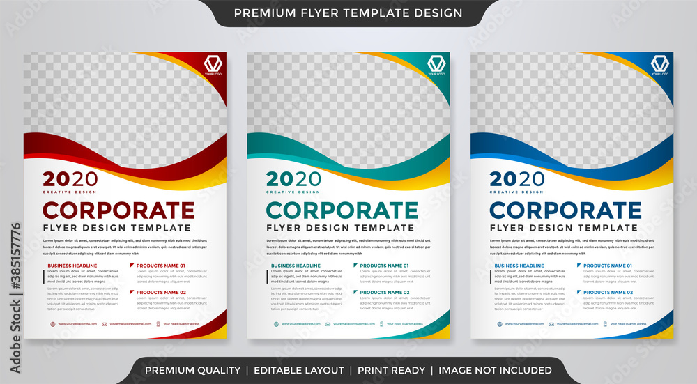 set of business flyer template with abstract style and minimalist concept use for promotion kit set of business flyer template with abstract style and minimalist concept use for promotion kit