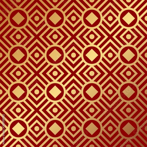 Chinese traditional vector art. seamless pattern in Chinese style.