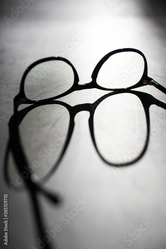 Glasses in the sunlight photo
