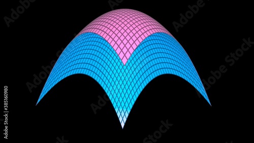 Slika na platnu Elliptic Paraboloid