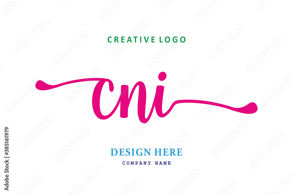 simple CNI letter arrangement logo is easy to understand, simple and authoritative simple CNI letter arrangement logo is easy to understand, simple and authoritative