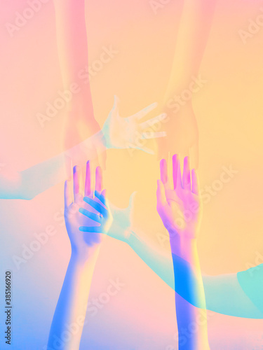 Outstretched Hands