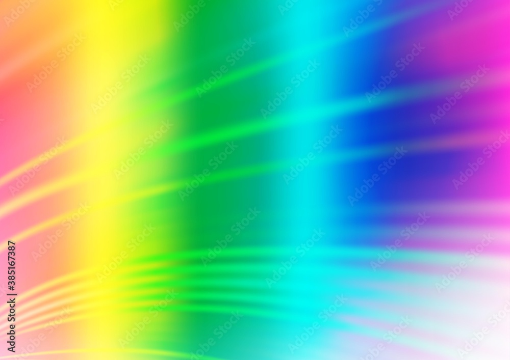 Obraz premium Light Multicolor, Rainbow vector bokeh and colorful pattern.