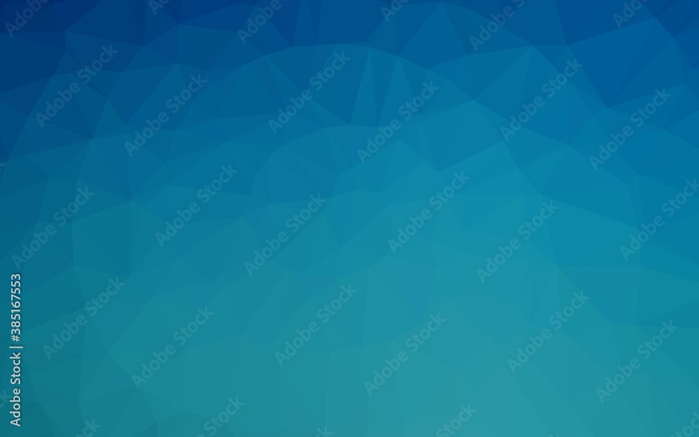 Light BLUE vector low poly cover. Light BLUE vector low poly cover.