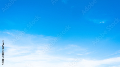 Air clouds in the blue sky.abstract style for text and design,
