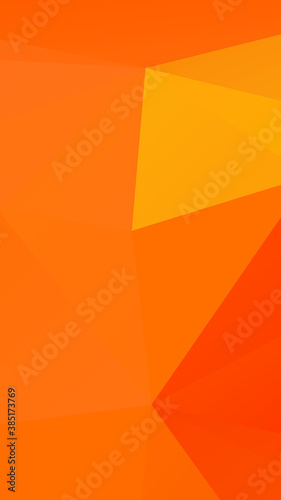 Abstract Orange Color Polygon Background Design, Abstract Geometric Origami Style With Gradient. Presentation,Website, Backdrop, Cover,Banner,Pattern Template