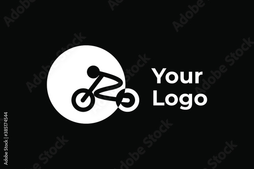 Biking, linear, stylish logo vector illustration of a high quality and modern Bicycle