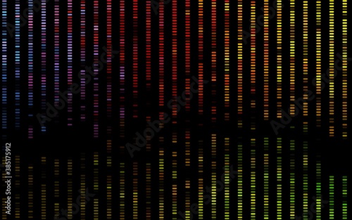 Dark Green, Red vector texture with colored lines.