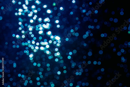 Blue bokeh of lights © pandaclub23