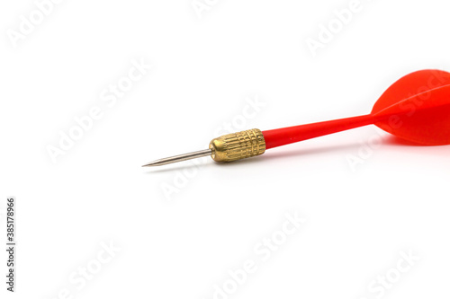 Red darts isolated on white background
