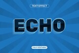 Text Effect Echo Appearance effect
