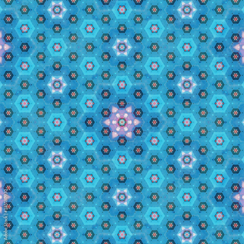 Background image of geometric pattern with self-similarity